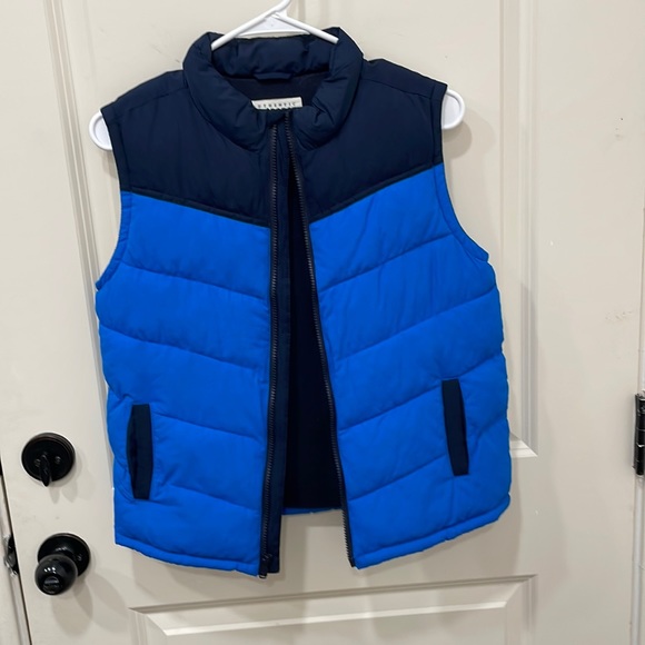 Gymboree blue and Navy puffer Vest zip up - Picture 1 of 6